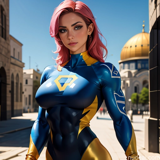 related ai porn images free for Israel Abs Jewish Superhero Bodybuilder Busty Spandex