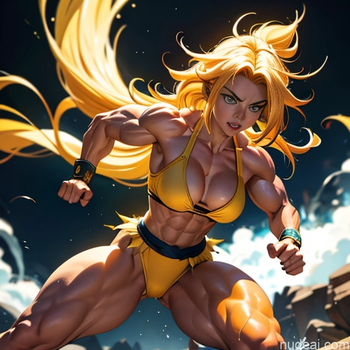 related ai porn images free for Busty Muscular Super Saiyan 3 Super Saiyan Science Fiction Style Abs Bodybuilder Martial Arts Long Hair