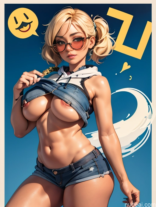 ai nude image of pics of Athlete Perfect Boobs Beautiful Big Ass Big Hips Perfect Body Afingering 40s German Mixed Patterns Of Text And Emoji Dynamic View Tall Detailed Busty Seductive Skinny Tanned Skin Daisy Dukes Blonde Pigtails Mintcastella Sunglasses