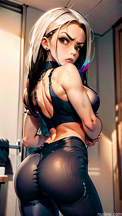 related ai porn images free for One Skinny Perfect Boobs Round Ass Small Ass 18 Brunette Curly Hair White Soft Anime Changing Room Back View Looking Disgusted (Facial Expression) Spandex Yoga Pants Bra