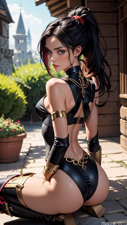 related ai porn images free for Perfect Boobs Skinny Small Ass Tanned Skin 18 Seductive Black Hair Ponytail Indian Beautiful Soft + Warm Medieval Straddling Fantasy Armor Boots