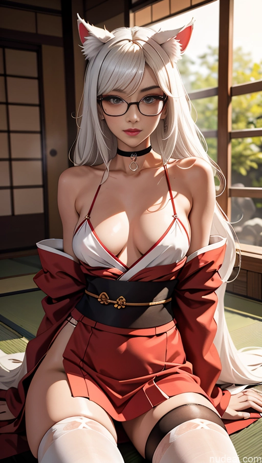 related ai porn images free for Woman One Perfect Boobs Beautiful Skinny Long Legs Perfect Body 18 Seductive White Hair Long Hair Japanese Ahri, 1girl, Long Hair, Animal Ears, Whisker Markings, Korean Clothes, Cleavage, Detached Sleeves Onsen Kimono Choker Thigh Socks Mini Skirt Glasses