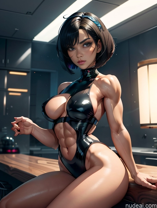 related ai porn images free for Beautiful Big Ass Big Hips Skinny Abs Perfect Body Afingering Buxomy FairArguementBut 40s Seductive Black Hair Short Hair Dutch Dark Fantasy Dynamic View Futuristic Detailed Perfect Boobs Busty Muscular Thick Woman