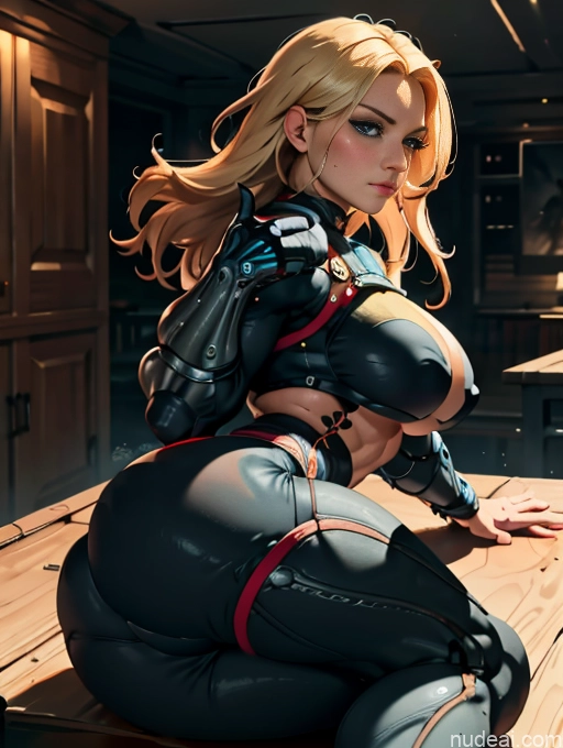 Beautiful Big Ass Big Hips Skinny Abs Perfect Body Afingering Buxomy FairArguementBut 40s Seductive Dark Fantasy Dynamic View Detailed Perfect Boobs Busty Muscular Thick Woman Blonde Long Hair Scandinavian EdgHalo_armor, Power Armor, Wearing EdgHalo_armor,