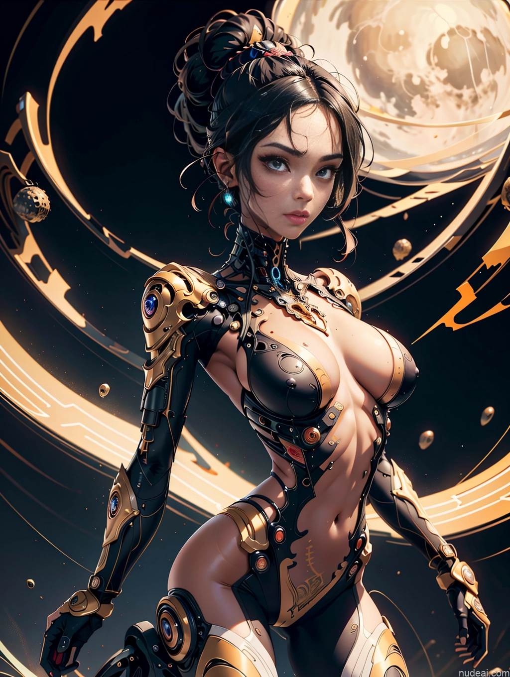 Beautiful Big Ass Big Hips Skinny Abs Perfect Body Afingering Buxomy 40s Seductive Detailed Perfect Boobs Busty Muscular Woman Black Hair Anime Thick Hair Tied Up Latina Tanned Skin Dark Skin Made Of Fractals