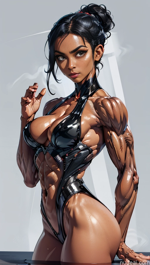 ai nude image of pics of Big Ass Big Hips Perfect Body Tanned Skin Afingering Buxomy 40s Sexy Face Detailed Dark Lighting Abs Thick Muscular Brazilian Dark Skin Dynamic View Hair Tied Up Black Hair Bodybuilder Skin Detail (beta) Busty Perfect Boobs FairArguementBut Nanosuit