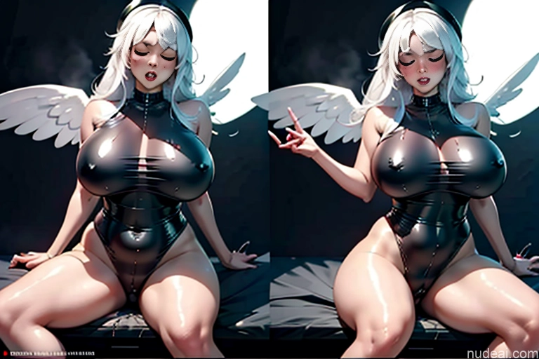 ai nude image of pics of Woman Nun Devil Angel Orgasm Shocked Huge Boobs Busty Tattoos Big Ass Cum On Belly Long Hair Cyberpunk Missonary Male POV Two Oiled Body Pregnant Dildo Reveal Big Hips Latex