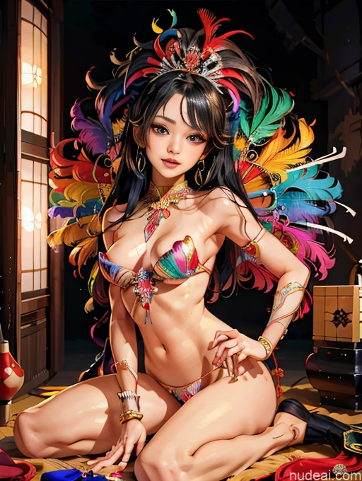 related ai porn images free for Model One Beautiful Skinny 18 Black Hair Long Hair Japanese Undressing Bra Dance Dress: Samba