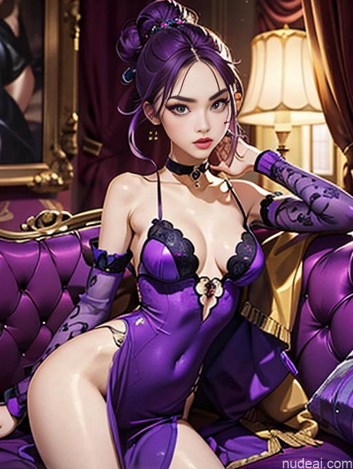 related ai porn images free for Beautiful Small Ass Skinny Long Legs Tall Perfect Body 18 Purple Hair Choker Viet Doll Likeness Dark Lighting Detailed Busty Model Couch Hair Bun Victorian