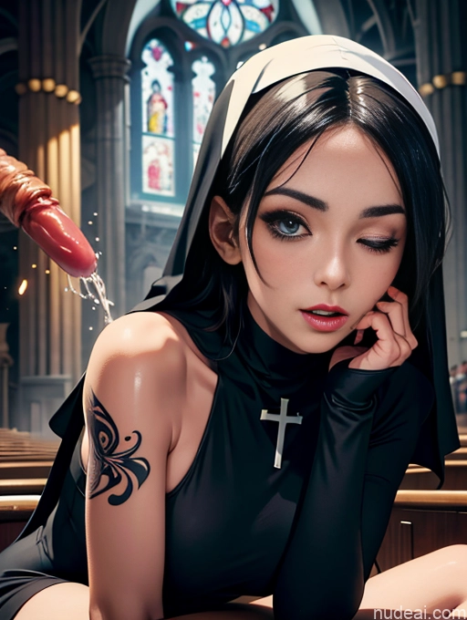 related ai porn images free for Milf One Perfect Body 20s Black Hair Church Front View Nun Partially Nude Jewelry Dark Lighting Orgasm Beautiful Big Ass Tattoos Long Hair Arabic Warm Anime Blowjob