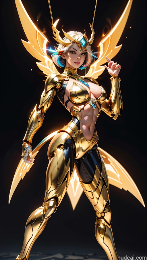 ai nude image of pics of Perfect Boobs Several Superhero Superheroine Muscular Abs Diamond Jewelry Gold Jewelry Jewelry Pearl Jewelry Science Fiction Style SSS: A-Mecha Musume A素体机娘 Powering Up