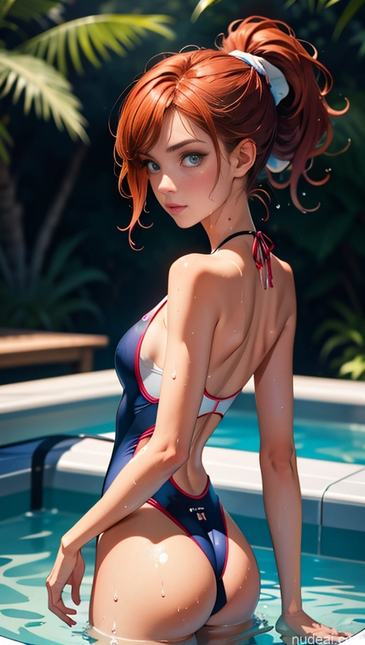 related ai porn images free for One Skinny Small Tits Small Ass 18 Ginger Ponytail White Bending Over 80s Hot Tub One Piece Swimsuit