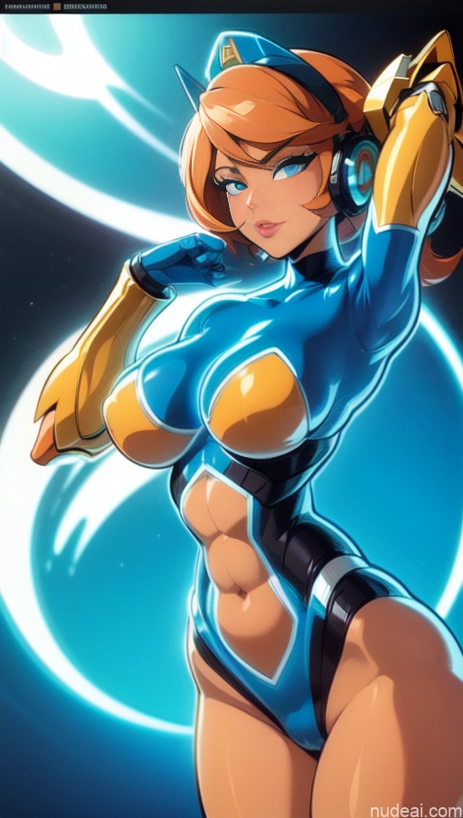 related ai porn images free for Several Israel Superhero Abs Perfect Boobs Powering Up Science Fiction Style Dynamic View SSS: A-Mecha Musume A素体机娘 Neon Lights Clothes: Blue Superheroine Muscular