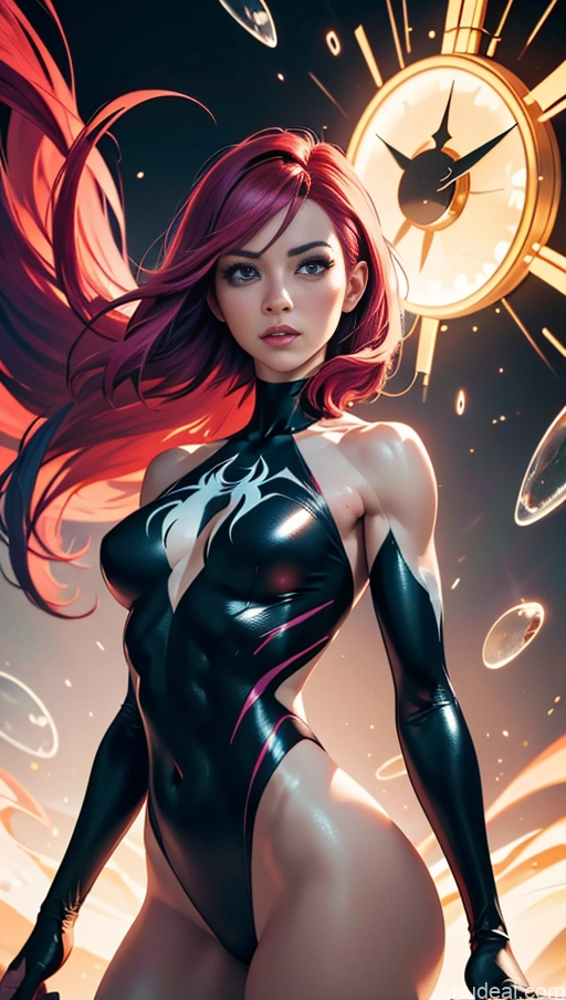 related ai porn images free for Several Busty Muscular Abs Perfect Body Bright Lighting Surrealist Bodybuilder Hell Spider-Gwen