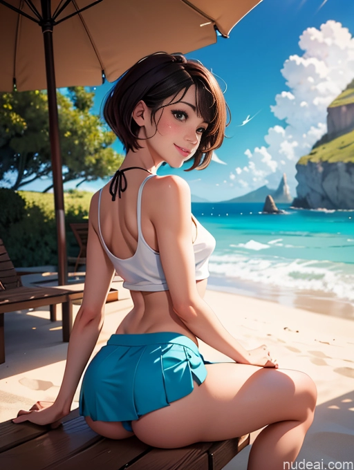 related ai porn images free for One Skinny Small Tits Big Ass 18 Happy Serious Brunette Pixie White Soft Anime Back View Straddling Tank Top Mini Skirt