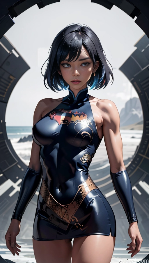 related ai porn images free for Several Superheroine Perfect Boobs Muscular Abs Surrealist Superhero China Dress Of Kisaki (Blue Archive)