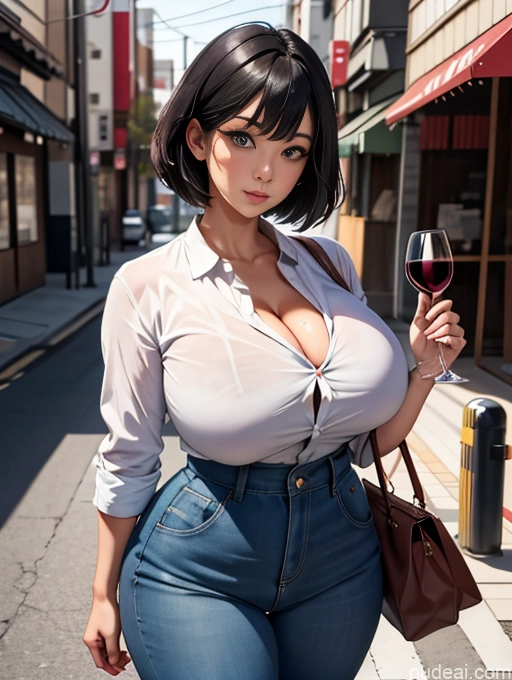 related ai porn images free for One Crisp Anime Big Hips Long Legs Oiled Body Perfect Boobs Huge Boobs Busty Front View Beautiful Short Fat Chubby Thick Bobcut Black Hair Japanese 20s Woman Casual Wine