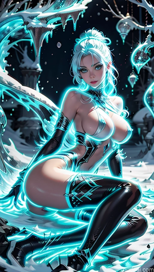 related ai porn images free for Perfect Boobs Big Ass Thick Big Hips Seductive White Snow Nude Boots Fantasy Armor Stockings Topless Detailed Elemental Series - Ice Death Knight Chain Shackles Neon Lights Clothes: Blue Blue Hair Hair Tied Up Woman Busty Dark Fantasy