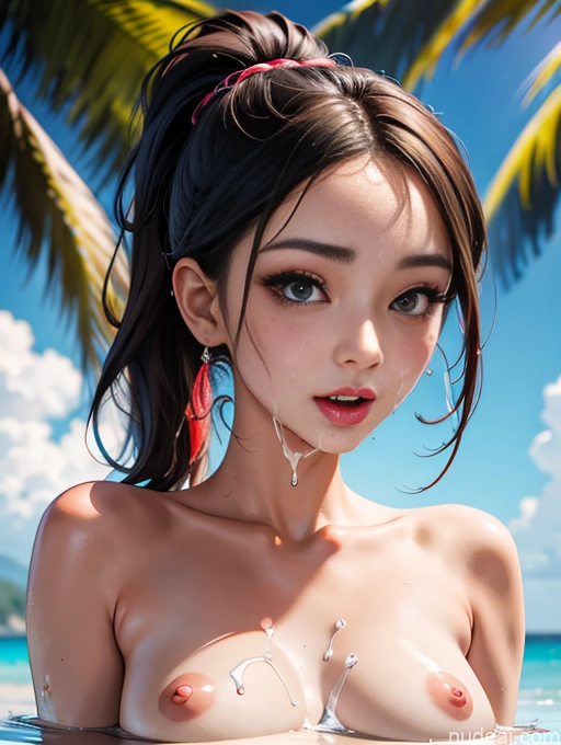 related ai porn images free for Beautiful 18 Brunette Ponytail Korean Nude Cumshot Perfect Boobs Ahegao