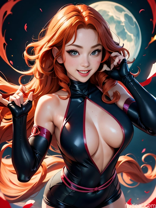 related ai porn images free for Perfect Boobs Ginger Happy Curly Hair Ninja