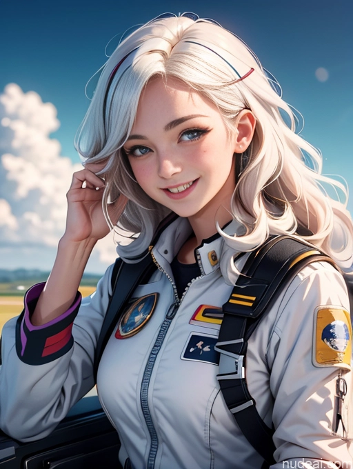 related ai porn images free for 18 German Curly Hair White Hair Pilot Happy