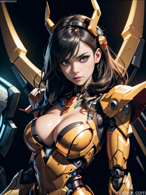 related ai porn images free for Cyborg Alternative Dark Lighting Jewelry Secretary Suit Office 18 Seductive Serious Busty Cyberpunk Graphics Cleavage SuperMecha: A-Mecha Musume A素体机娘