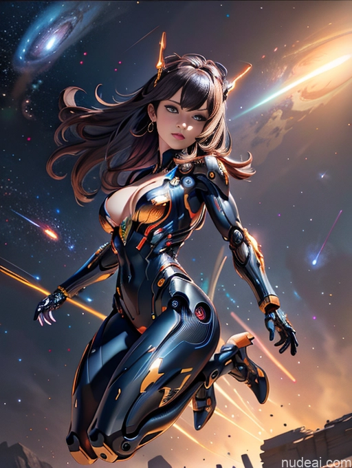 related ai porn images free for Detailed Powering Up Dark Lighting Jewelry Cleavage Stargazing Dynamic View Jumping Space Suit Cyborg Muscular Busty Girl Cyberhelmet V3