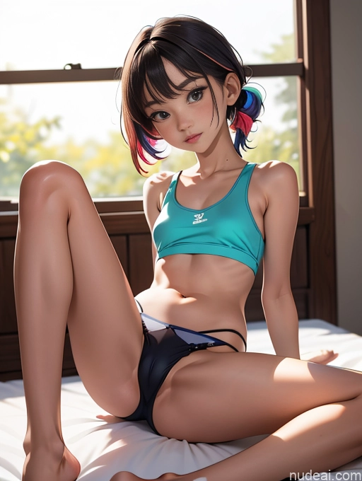 related ai porn images free for Sorority Small Tits Small Ass Skinny 18 Asian Spreading Legs Panties Tank Top