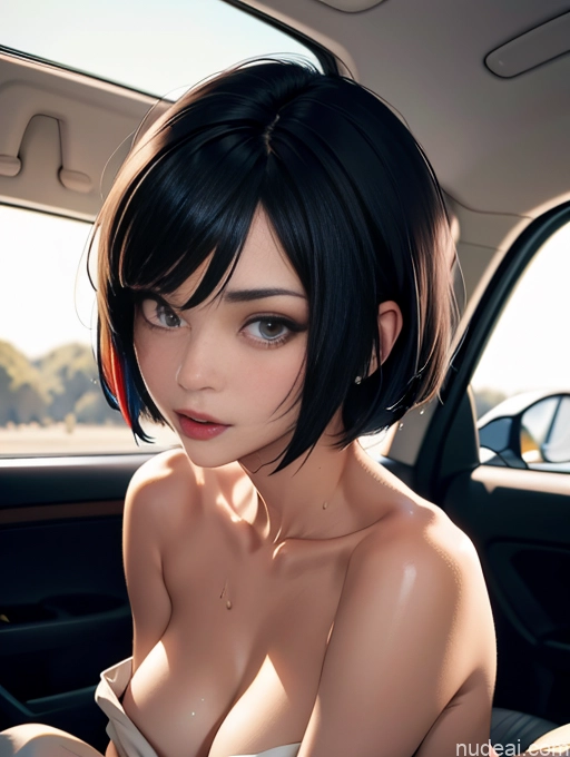 ai nude image of pics of Perfect Boobs Big Ass Skinny Short Oiled Body 18 Ahegao Short Hair Warm Anime Nude Close-up View Black Hair Japanese Car POV Focus Sex