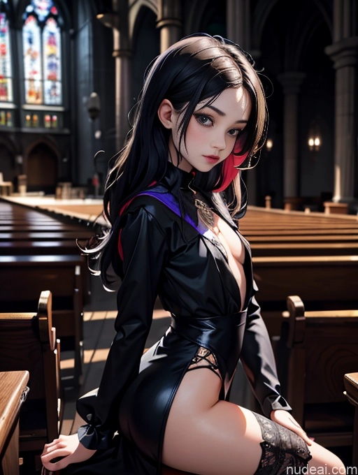 related ai porn images free for Sorority 18 Asian Dark Fantasy Church Spreading Legs Goth Dark Lighting Small Tits Small Ass Skinny Witch