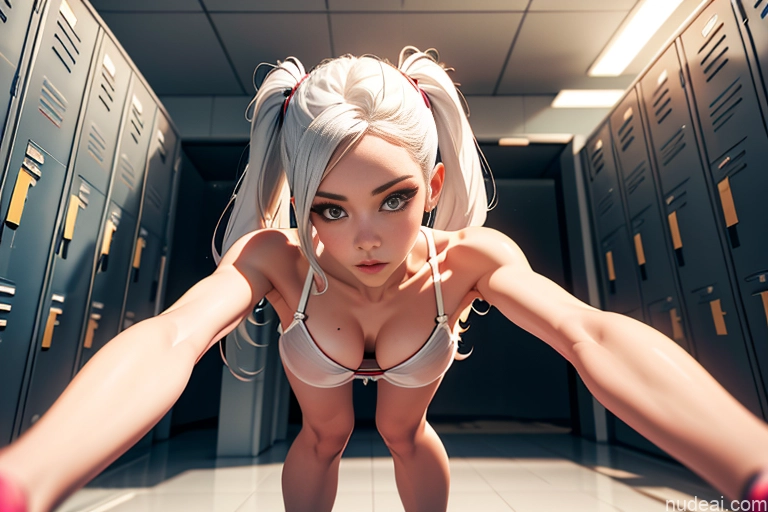 related ai porn images free for Lingerie Model One Perfect Boobs Skinny Long Legs Fairer Skin 20s Sexy Face White Hair Hungarian 3d Locker Room Front View Transparent Detailed Cosplay Pigtails Bending Over