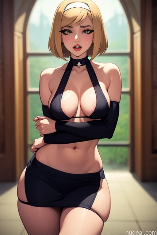 related ai porn images free for Lingerie Model Busty Perfect Boobs Beautiful Small Ass Thick Big Hips Long Legs Tall Perfect Body Fairer Skin 30s Serious Blonde Bobcut German Church Choker Maid Micro Skirt Microkini Nun Ahegao