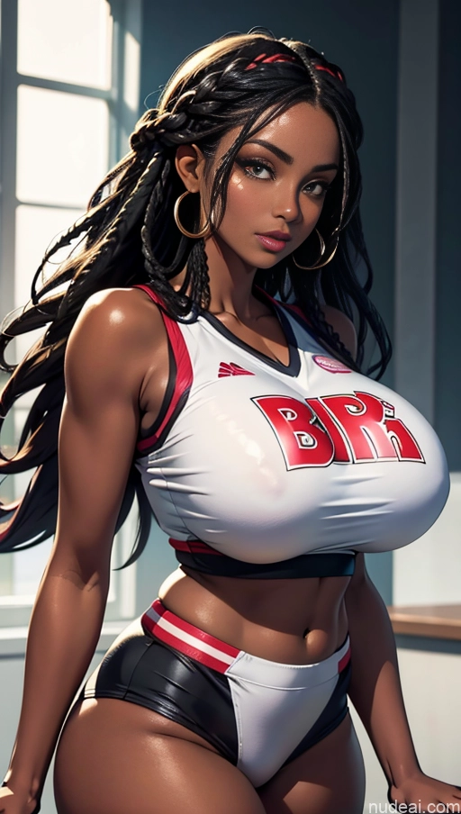 related ai porn images free for Sorority Busty Huge Boobs Perfect Boobs Beautiful Lipstick Big Ass Big Hips Long Legs Perfect Body Dark Skin 20s White Hair Braided African Soft + Warm Basketball Bright Lighting Detailed