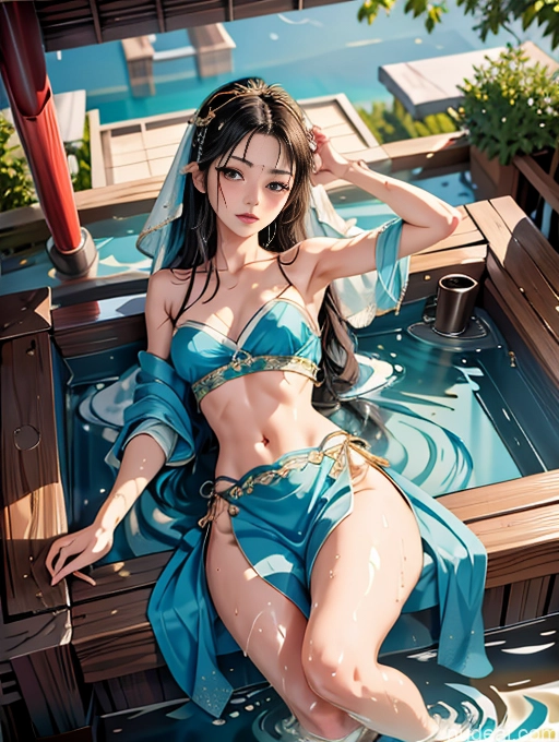 related ai porn images free for Model One Beautiful Skinny 18 Black Hair Long Hair Japanese Hot Tub On Back China Goddess Fashion