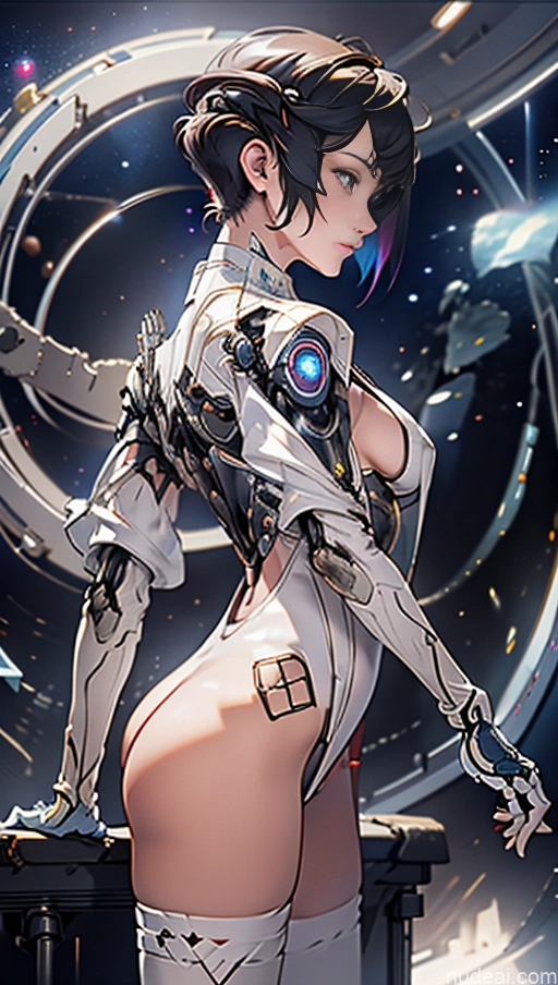 related ai porn images free for SidelessLeotard Gloves Thigh Socks Pixie Space Suit Futuristicbot V2 Busty Back View