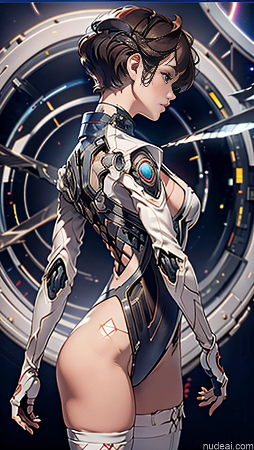 related ai porn images free for SidelessLeotard Gloves Thigh Socks Pixie Space Suit Futuristicbot V2 Busty Back View