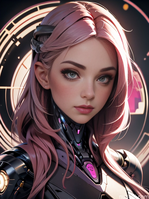 related ai porn images free for Long Hair Perfect Boobs Pink Hair French Close-up View Futuristicbot V2