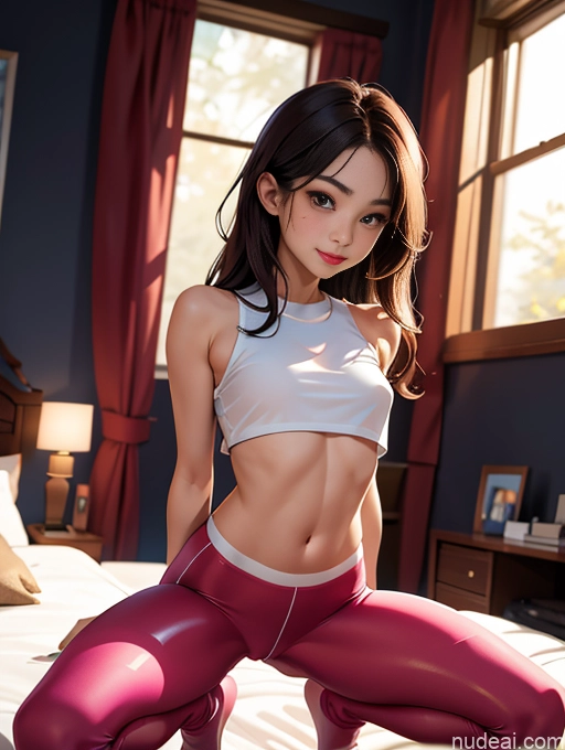 related ai porn images free for Model One Perfect Boobs Beautiful Lipstick Small Ass Perfect Body Short 18 Seductive Sexy Face Brunette Korean Bedroom Front View Squatting Happy Long Hair Yoga Pants Crop Top Transparent