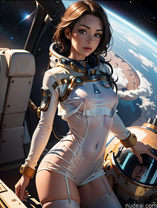 related ai porn images free for Close-up View Space Suit Steampunk Stockings No Panties? Wet T-Shirt