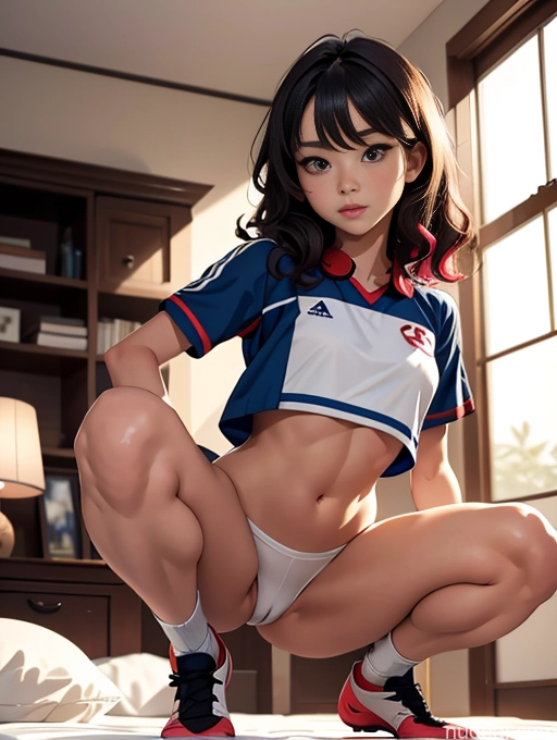 related ai porn images free for Model One Perfect Boobs Beautiful Small Ass Perfect Body Short 18 Seductive Sexy Face Brunette Curly Hair Korean Bedroom Front View Soccer Squatting