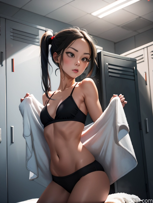 related ai porn images free for Wife Or Girlfriend Small Tits Small Ass Perfect Body Beautiful Short Skinny Sexy Face Seductive Black Hair Pigtails Asian Warm Anime Locker Room Front View Open Towel 18 Shocked