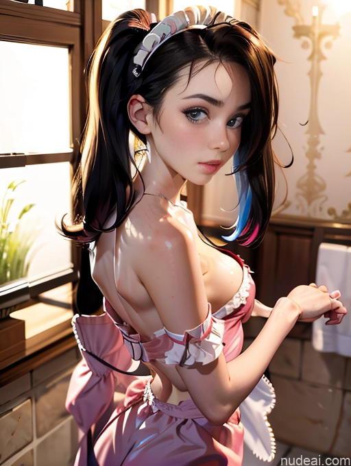 related ai porn images free for Highlands Doll Likeness Soubrette (French Maid) No Panties? Maid Undressing Bra Front View Bathroom French Black Hair Pigtails Serious Happy 18 Beautiful Perfect Boobs Perfect Body