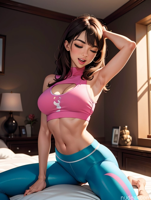 related ai porn images free for Busty Pubic Hair Orgasm Brunette Bedroom Straddling Bangs Crop Top Yoga Pants