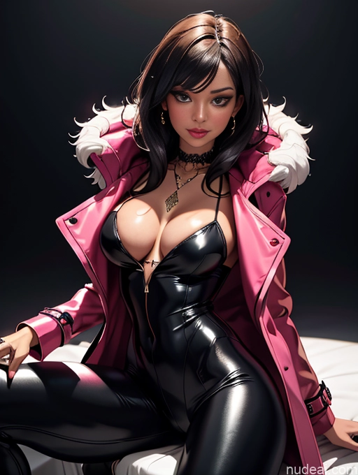 related ai porn images free for Model One Beautiful Perfect Body Seductive Sexy Face Soft Anime Detailed Busty Thick Brunette Long Hair Italian Front View Fur Harem Pants Stylish Trench Coat Jewelry Perfect Boobs Suit Goth Chemise Dark Skin Club