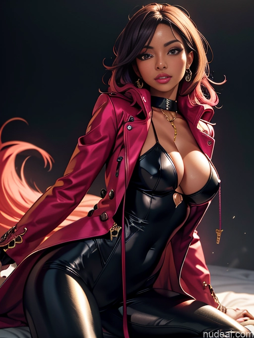 related ai porn images free for Model One Beautiful Perfect Body Seductive Sexy Face Soft Anime Detailed Busty Thick Brunette Long Hair Italian Front View Fur Harem Pants Stylish Trench Coat Jewelry Perfect Boobs Suit Goth Chemise Dark Skin Club