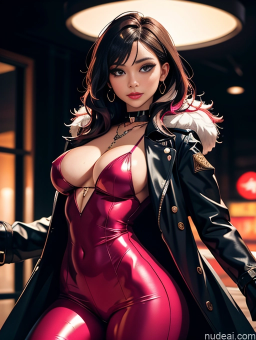 related ai porn images free for Model One Beautiful Perfect Body Seductive Sexy Face Soft Anime Detailed Busty Thick Brunette Long Hair Italian Front View Fur Harem Pants Stylish Trench Coat Jewelry Perfect Boobs Suit Goth Chemise Dark Skin Club