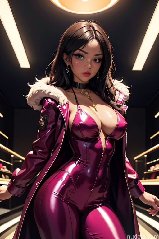 related ai porn images free for Model One Beautiful Perfect Body Seductive Sexy Face Soft Anime Detailed Busty Thick Brunette Long Hair Italian Front View Fur Harem Pants Stylish Trench Coat Jewelry Perfect Boobs Suit Goth Chemise Dark Skin Club