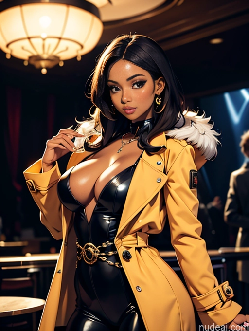 related ai porn images free for Model One Beautiful Perfect Body Seductive Sexy Face Soft Anime Detailed Busty Thick Brunette Long Hair Italian Front View Fur Harem Pants Stylish Trench Coat Jewelry Perfect Boobs Suit Goth Chemise Dark Skin Club