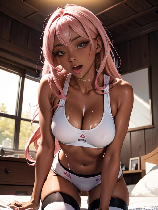 related ai porn images free for Busty Pubic Hair Orgasm Bedroom Dark Skin Pink Hair Thigh Socks Shocked Black Long Hair Sports Bra Cumshot