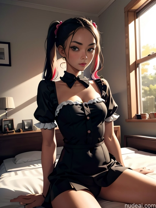 related ai porn images free for Wife Or Girlfriend 18 Serious Black Hair Pigtails Asian Warm Anime Bedroom Soubrette (French Maid) Beautiful